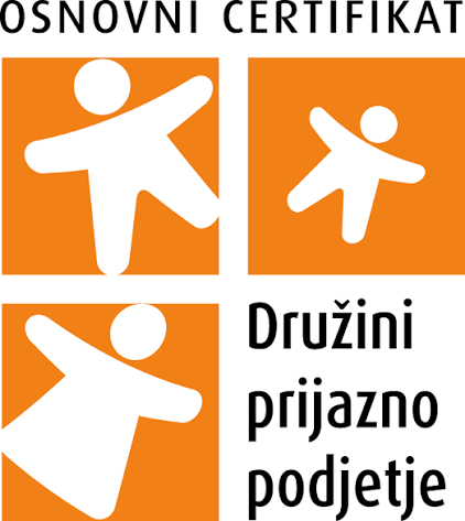 Družini prijazno podjetje - osnovni certifikat Družini prijazno podjetje - osnovni certifikat